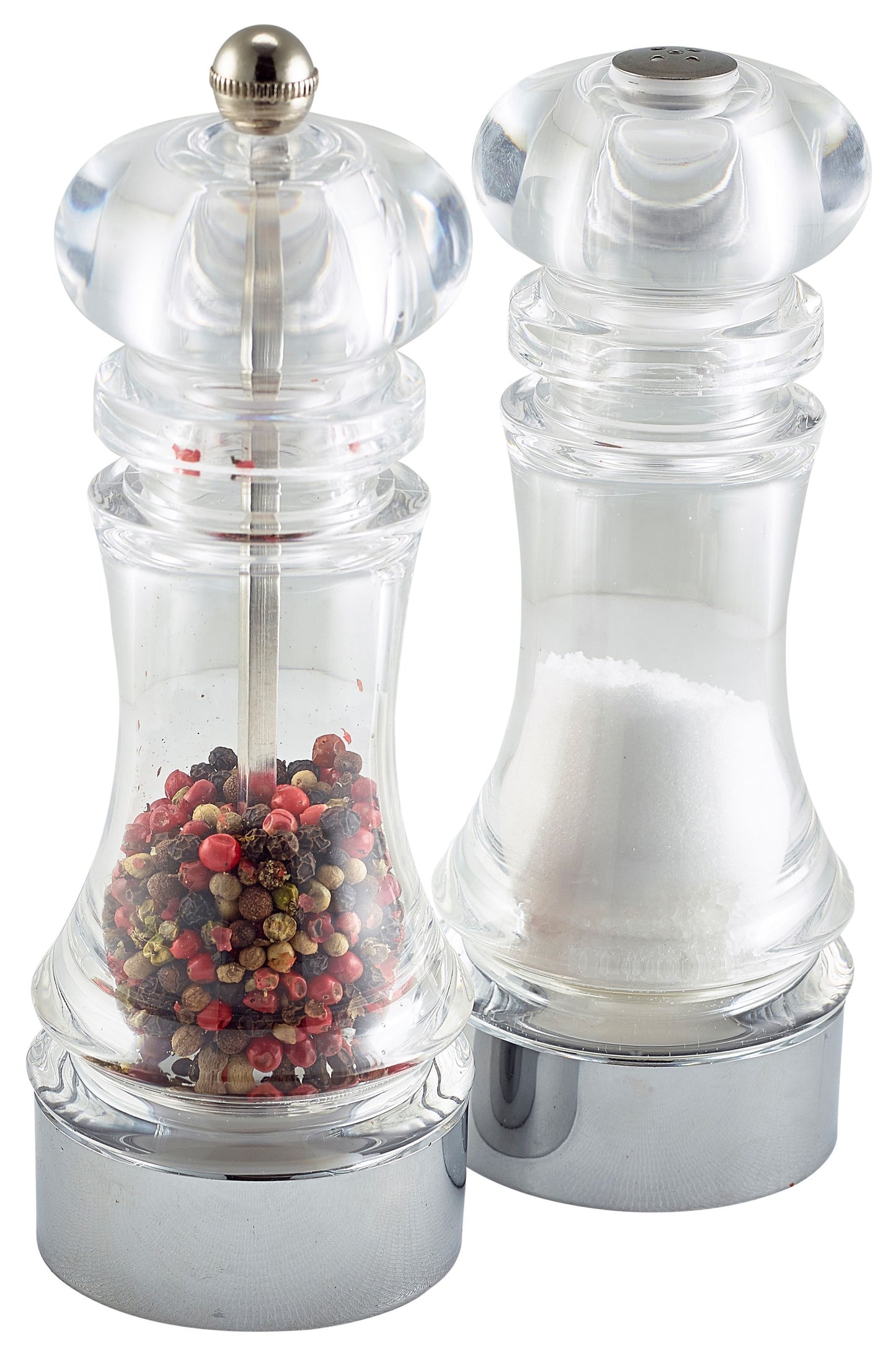 Pepper Mill & Salt Shaker Acrylic 6'' Set - Test Store #2