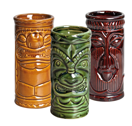 Tiki Mugs Mixe Set Of 3 25cl - Test Store #2